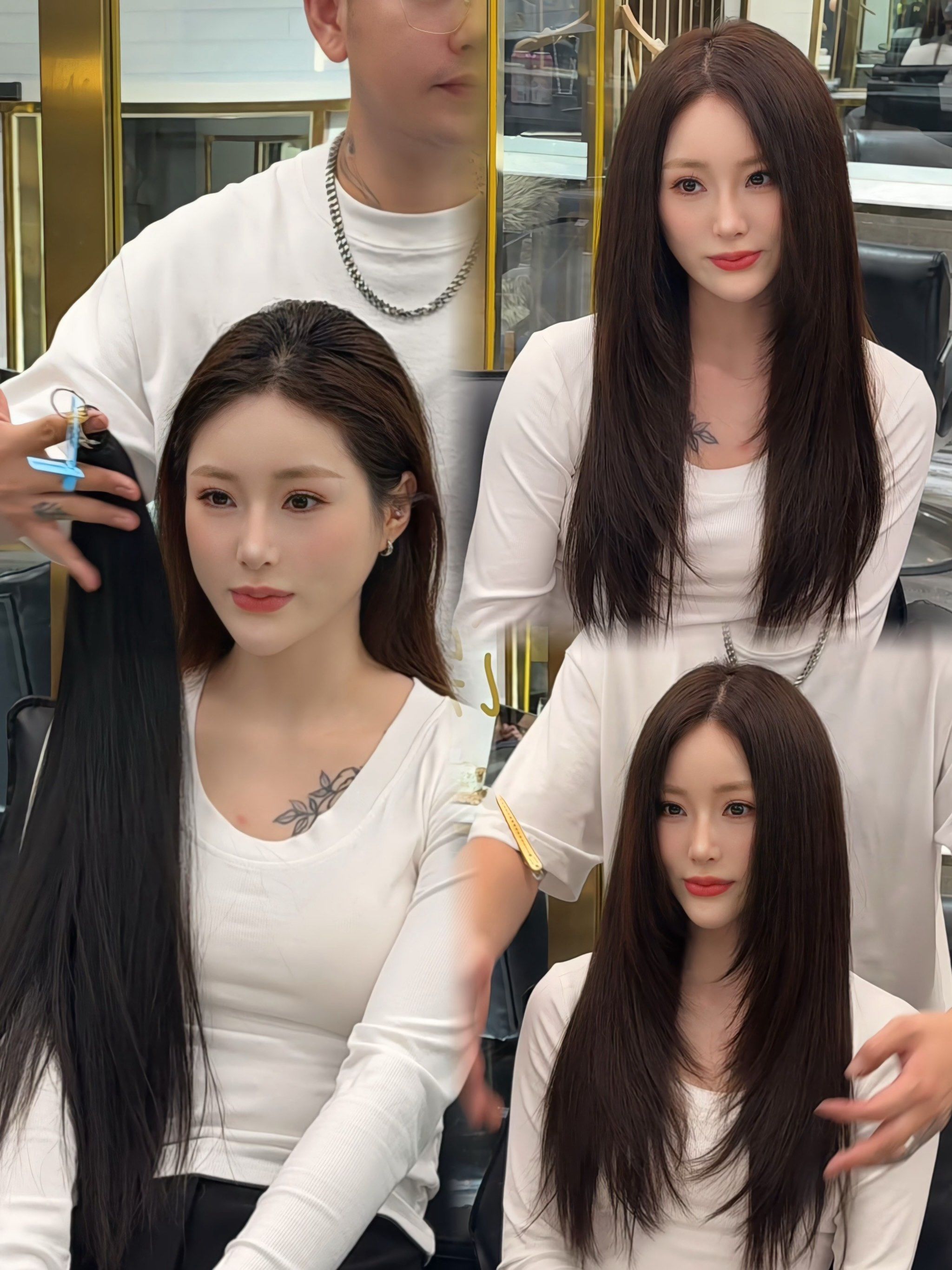 自然好看的接发