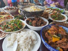 -北京龙庆四季香农家饭庄·灶台鱼·碳烤虹鳟鱼(龙庆峡店)