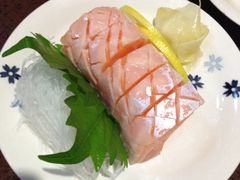 花见日式料理 菜 三文鱼腩刺身图片 上海 大众点评网