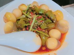 皮蛋-老佛爷铜炉蛙锅(海岸城店)