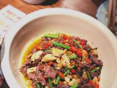 菜籽油炒衡东黄牛肉-老湘村·湖南土菜(天河维多利店)