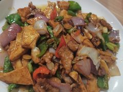 千页豆腐炒牛肉-上海交通大学新疆餐厅