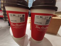 开心果风味拿铁-Tims天好咖啡·贝果(东方广场店)