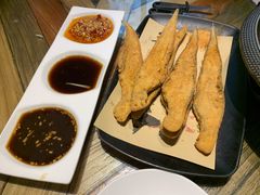 干炸舌头鱼-虾宝贝胶东海鲜·渔家菜(小西天店)