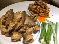 大娘卷饼炸鱼里脊肉-吕氏疙瘩汤·私家菜馆(慈云寺店)