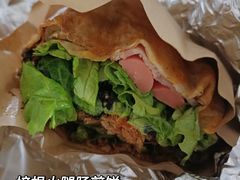 双蛋培根火腿肠煎饼-虎伢Fuuya!咖啡煎饼(陆家嘴波特营店)
