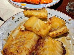 烤三文鱼骨-松子料理(华威桥店)