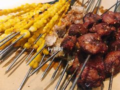 烤玉米粒-喝丢一只鞋辣炒海鲜小烧烤(三八广场店)