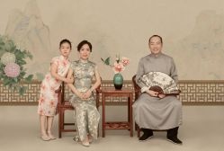 -时光纪亲子全家福照相馆(静安店母女写真父母纪念照)