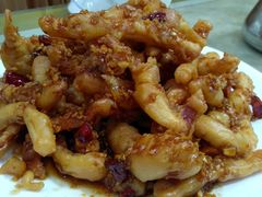 炸鱿鱼条-天伦海鲜·老味道·青岛菜(栈桥天主教堂店)