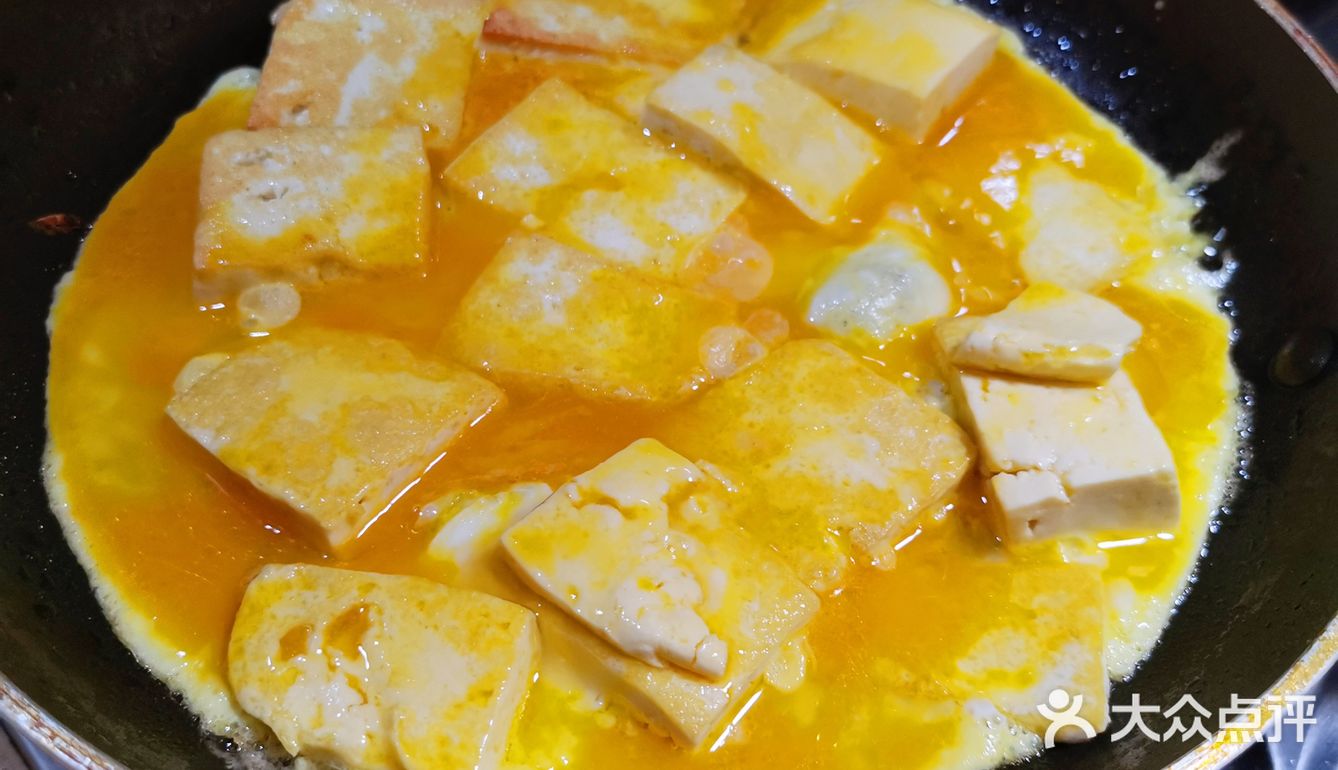 低脂蛋白补充——鸡蛋煎豆腐