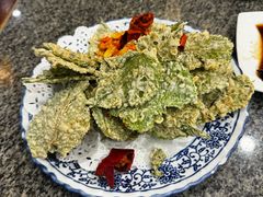 椒盐桑叶-天台徐家小吃