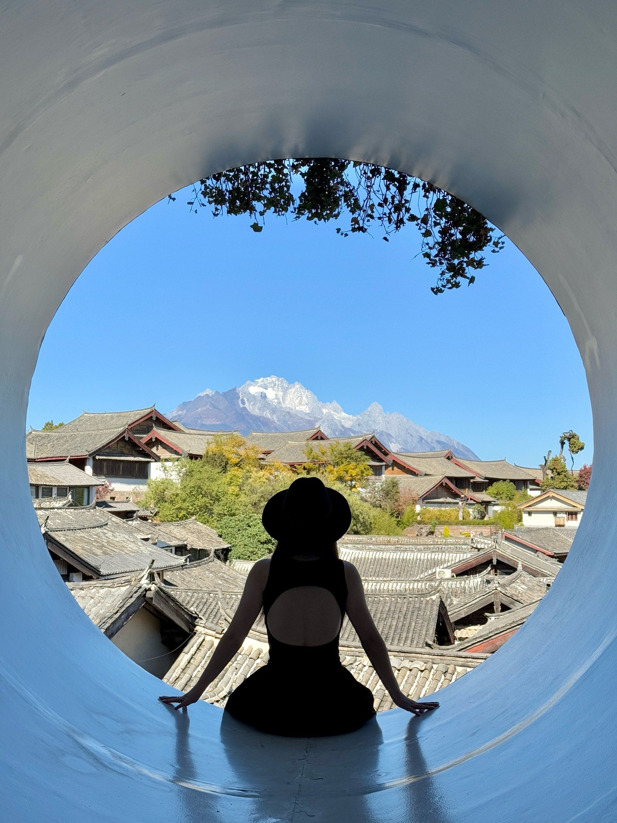 这里拍丽江古城全景机位 也太赞了呀