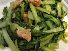 油菜炒猪油渣-眷江南之小蓝鲸(王府大街店)