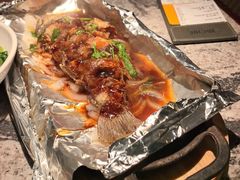 酱烤活鲈鱼-新白鹿餐厅(松江开元地中海店)