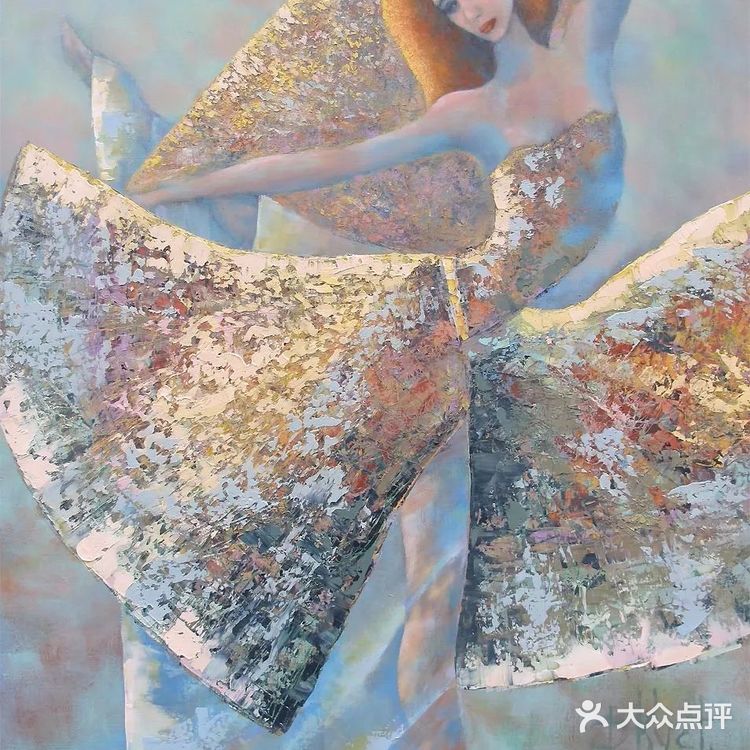 用刮刀作画，这位是高手！[礼花][礼花][礼花]