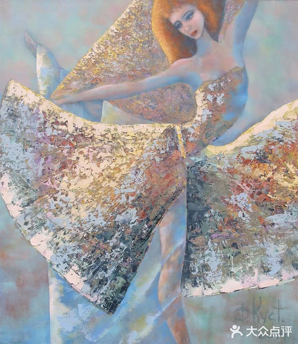 用刮刀作画，这位是高手！[礼花][礼花][礼花]