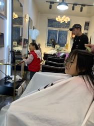 -韩鑫烫染接发·收长头发