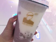 超厚芋泥芋圆茶-LELECHA乐乐茶(上海五角场万达广场店)