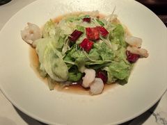 虾仁白灼西生菜-奉天小馆·非遗东北菜(济南万象城店)