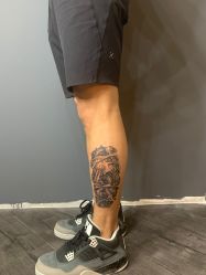 腿部-刺客纹画纹身·洗纹身·穿孔饰品