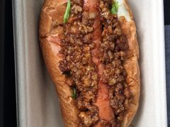 墨西哥风味肉酱热狗-HELLO 27 意面·沙拉·帕尼尼