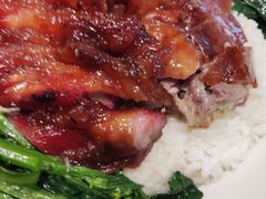 烧鹅叉烧拼盘饭-香港新发烧腊茶餐厅(书城店)