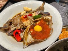 -草家酱蟹炭火烤肉店(珲春南路二店)