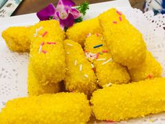 炸鲜奶-天津乾毓德饭庄·清真传统炒菜·海鲜烧烤(咸阳路店)