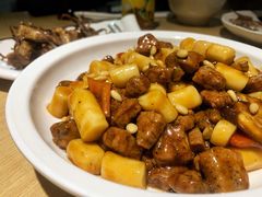 松子牛肉炒年糕-兔爸私家小厨(新北万达店)