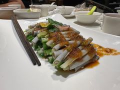 秋葵拌沙虫-黑明餐厅(白鹭洲店)