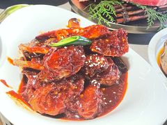 -草家酱蟹炭火烤肉店(珲春南路一店)