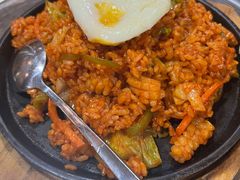 铁板鱿鱼炒饭-美阿里烤肉·韩料(茂名道店)