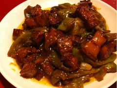 油豆角炖肉-向阳屯食村