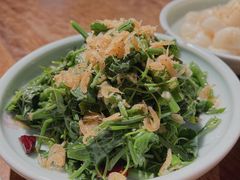 香酥虾皮丝瓜尖-小吊梨汤·北京菜·烤鸭(鸟巢店)