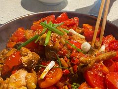 -贵州辣子鸡番茄鸡