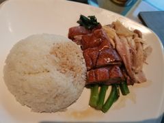 手撕鸡拼烧鹅饭-大头力茶餐厅(花都融创茂店)