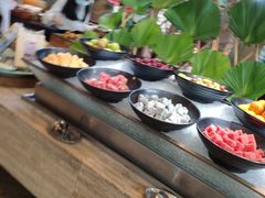 自助取餐区-松山湖凯悦酒店·Café自助餐厅·周末火舞秀表演