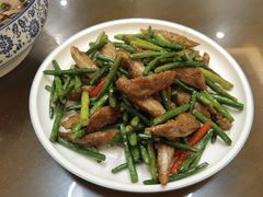 蒜苗炒藕夹-富临轩私房菜(集庆门大街店)