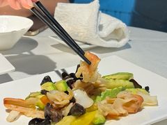 XO酱脆瓜百合炒兰花蚌-广州塔晖粤轩中餐厅