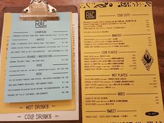 菜单-RAC BAR(安福路店)