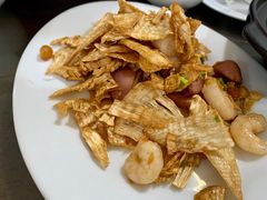 煎笋脯干贝炒虾仁-旧款宁波饭店(华敏世纪广场店)