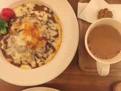 免治牛肉番茄芝士焗饭-西关84·History·Art·Cafe