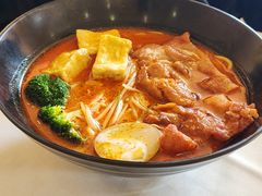 叻沙鸡排汤面套餐汤面-长隆海洋王国-海洋大街餐厅
