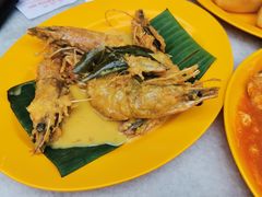 咸蛋黄焗虾-牛车水美食街
