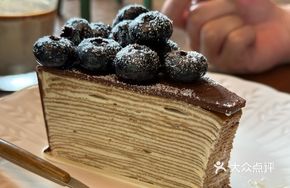 Blueberry Coconut Layer Cake