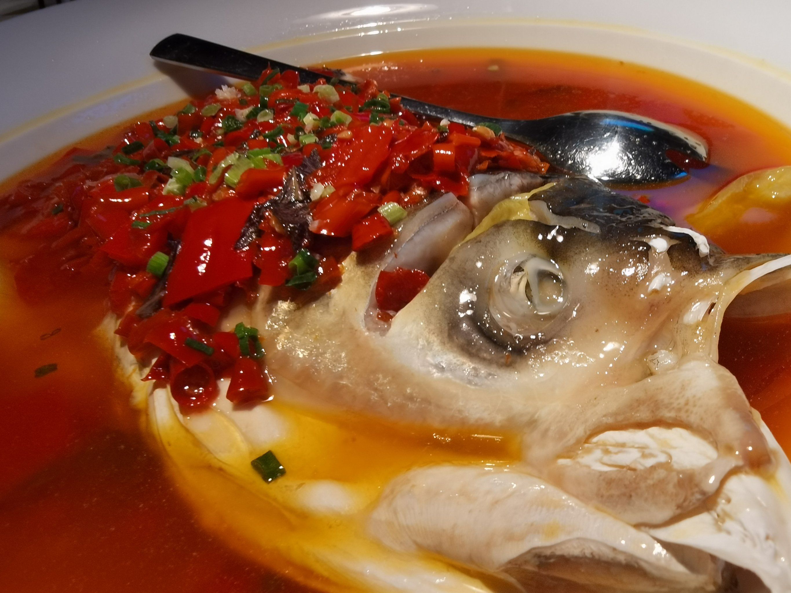 现在湘菜确实我这北方女子的又一爱[呲牙]泡椒鱼头