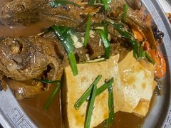 -东来菜馆•手抓海鲜家常菜•海鲜锅贴(鸽子窝店)