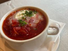 酸奶油红菜汤-老井俄式餐厅