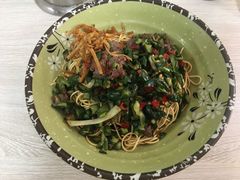 黄瓜皮炒牛肉-刘氏三和面馆